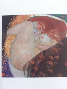 Art POSTCARD  "GUSTAV KLIMT"   "  Danae   " 1907 " 
