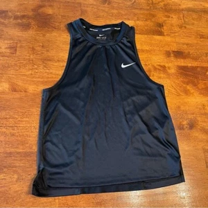 Women’s Nike Running Dri-fit black mesh center back tank top size small - Picture 1 of 6