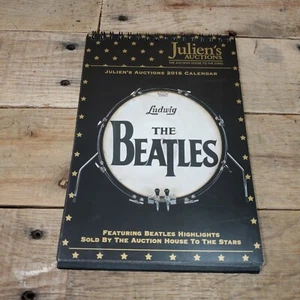 *JULIEN'S AUCTIONS 2016 CALENDAR "THE BEATLES" PERSONAL OWNED ITEMS SOLD* MUSIC - Picture 1 of 3