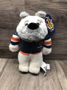 Vintage 1998 NFL Play Football Chicago Bears Plush Bulldog 9 Inch With Tags - Picture 1 of 13