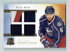 09-10 UD Upper Deck The Cup Foundations  Rick Nash  /10  Quad Patches