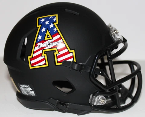 2021 Appalachian State Mountaineers Custom Riddell Mini Helmet vs South Alabama Cover