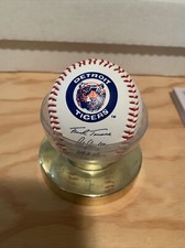 1984 WS Detroit Tigers TEAM Signed Vintage Baseball Coca-Cola Classic w/ Case