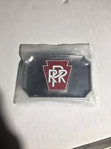 Vintage Pennsylvania Railroad Prr Rr Keystone Train Sign Logo Belt Buckle NOS - Picture 1 of 3