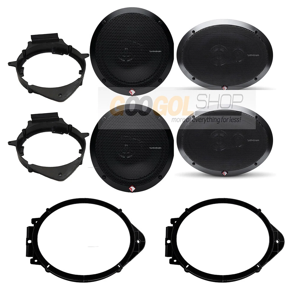 Kit de altavoces para camioneta Rockford Fosgate 6x9 y 6,5" para Silverado - Sierra 2014-2023 Foto 1 de 4