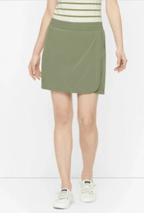 NWT Talbots Lightweight Stretch Faux Wrap Skort Skirt Sage Green Sz Plus X  $69 - Picture 1 of 9