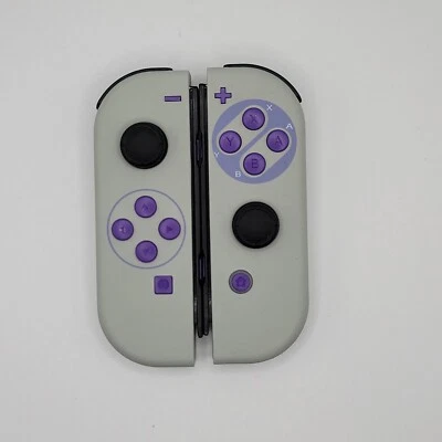 Custom SNES OEM Joy Cons for Nintendo Switch - Image 1 of 4