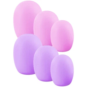 6 Pcs Custodia Per Pennelli Da Trucco Viaggiare Mancare Porta Antipolvere - Foto 1 di 12