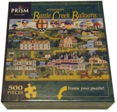 Prism "Battle Creek Balloons" by Anthony Kleem (500 Piece Jigsaw Puzzle) - Image 1 of 3
