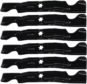 Proven Part 6-Pack Mulching Mower Blade Fits MTD 942-04053C - Picture 1 of 5