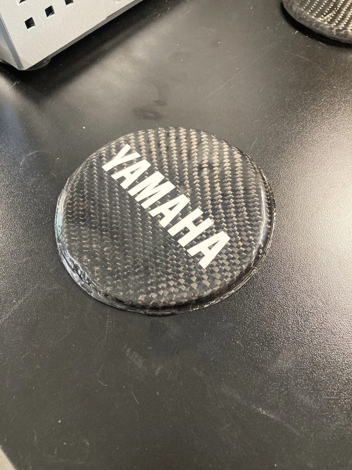 Carbon Fiber Yamaha1981-82 XV920R XV750 Virago Generator Cover 4X7-15415-00 - Image 1 of 4