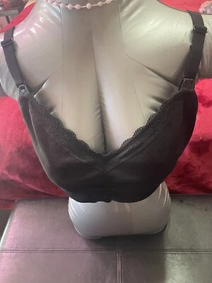 * FRUIT OF THE LOOM* BRALETTE MATERNIDAD NEGRO * SUJETADOR TALLA 3XL * Foto 1 de 3