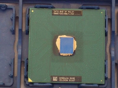 INTEL CELERON 1000 Mhz SOCKET 370 CPU@COPPERMINE-128 CORE@FULLY TESTED  SL5XT - Image 1 of 4