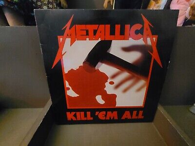 METALLICA Kill 'Em All  MEGAFORCE MRI 069 Original Vinyl Metal LP 1st Pressing • 85$