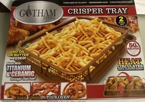 Gotham Steel Crisper Tray 2Piece Set MadeWith Titanium & Ceramic - Picture 1 of 9