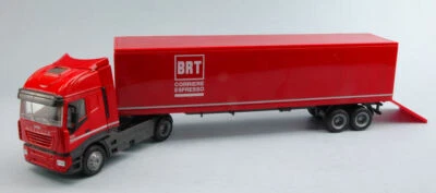 MODELLINO CAMION NEW RAY STATICO IVECO STRALIS 40 CONTAINER BRT SCALA 1:43 - Immagine 1 di 4