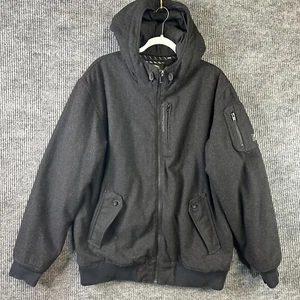Vans Off The Wall Hooded Jacket Men’s XL Black Skateboarding - Picture 1 of 16