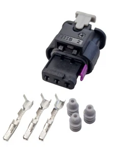 3 Pol Stecker Reparatur Parksensor PDC für VW Audi Seat Skoda wie 4F0973703 - Picture 1 of 4