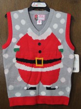 Ugly Christmas SWEATER VEST Novelty Christmas Holiday Sweater Vest Xmas Unisize
