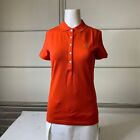LACOSTE Five-Button Slim-Fit Polo Shirt Women's Size 36-4 Red