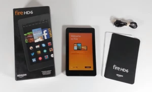 Amazon Fire HD6 6" HD Display Wi-Fi 8GB PW98VM Tablet E-Reader Kindle - Picture 1 of 15