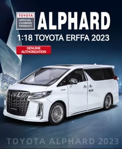 1/18 Toyota Alphard MPV Large Size Alloy Car Model Diecast Metal Toy Vehicles Ca - Bild 1 von 11