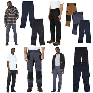 2025 Dickies Hombres Pantalones de Trabajo Ropa de Trabajo Duradero Multi Bolsillos Herramienta Lazo Rodillera - Imagen 1 de 84