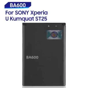 Batería de repuesto para teléfono Sony ST25i ST25C Xperia U Kumquat BA600 1290mAh - Imagen 1 de 6