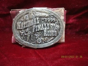 Hebilla de cinturón juvenil de rodeo de las finales nacionales de Hesston 1995 - Imagen 1 de 1
