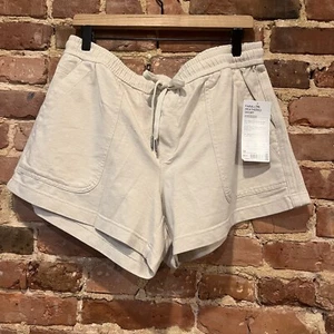 NEW Athleta Heathered Farallon Short Mocha Latte Heather Size 16 657548 - Picture 1 of 7
