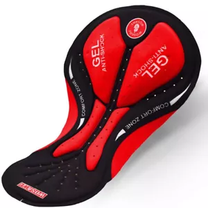 Cuscinetto imbottitura pad anti urto pantaloncini ciclista bici bicicletta GEL - Imagen 1 de 12