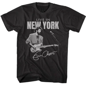 Eric Clapton Signature New York Men's T Shirt - Picture 1 of 4