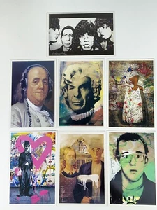 Postales Mr. Brainwash 7 iconos parte 1: Spock, Chaplin, Franklin, Haring, Stones - Imagen 1 de 9