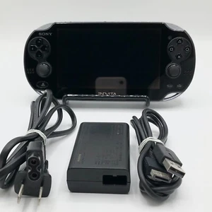 SONY PS Vita PCH-1000 Crystal Black console AC Adapter Region Free Tested - Picture 1 of 17