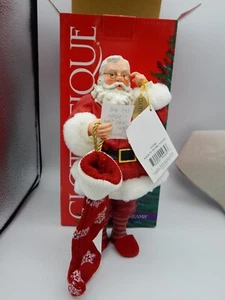 2002 Clothtique Possible Dreams Sock It To Me, Santa! Figurine 10” #713706 -TJ11 - Picture 1 of 4