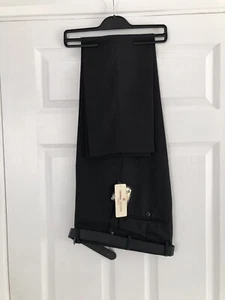 Mens Smart Formal Casual Trousers W30"Leg 31" Colour Black New With Tags - Picture 1 of 6