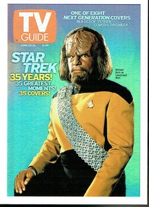 THE QUOTABLE STAR TREK THE NEXT GENERATION TV GUIDE CARD TV8 (USA) - Picture 1 of 1
