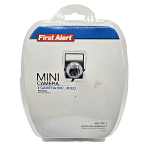 First Alert Mini Analog Indoor Color Wired Camera w/Audio P-500C- New, Sealed - Picture 1 of 5