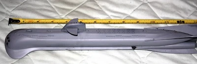 Polar Lights Seaview Submarine model kit, assembled and primed. No periscopes - Image 1 of 4