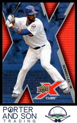 Derrek Lee 2009 Upper Deck X #17 芝加哥小熊队棒球卡 — 第 1/2 张图片