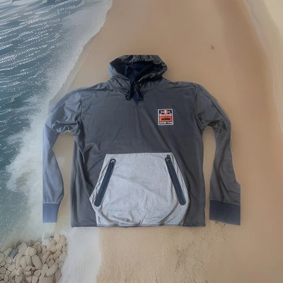 Red Bull Redbull Racing Logo Patch Sweatshirt Hoodie Adult Small Gray F1 Vintage - Image 1 of 4