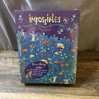 2007 Be Puzzled Impossibles Something Fishy (Fish in Ocean) Puzzle New, Sealed - Image 1 of 4