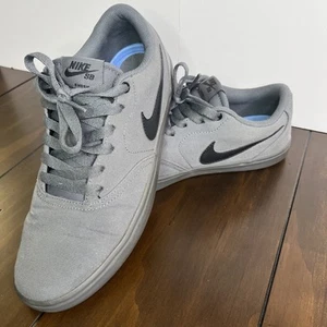 Nike SB Men's 8.5 Check Solarsoft Dark Gray Skate Board Shoes 843896-008 - Picture 1 of 9