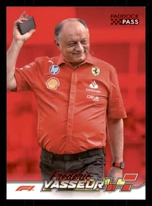 Frédéric Vasseur 2024 Topps Paddock Pass Formula 1 #75 Red Foil Ferrari - Picture 1 of 2