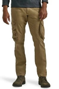 Men's Wrangler Flex Tapered Cargo Pant - Kangaroo - Picture 1 of 10