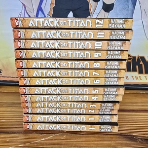 Attack on Titan English Manga Set Seasons Books 1-12 (Pristine Condition) - Picture 1 of 19
