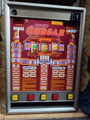Geldspielgerät Bergmann Crown "Corsar" rot (selten) - Bild 1 von 4