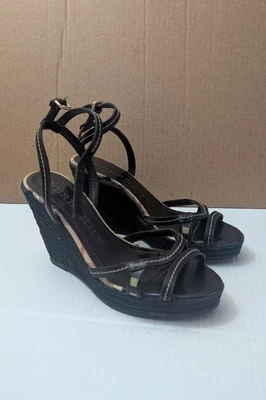 Burberry Espadrille Wedge Sandals Size39 - Image 1 of 4