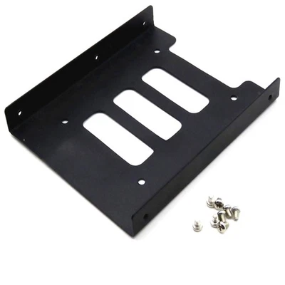 Bay SSD/HDD Metal Hard Drive Mounting Bracket Adapter Tray Holder With Screw - Image 1 of 4