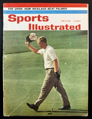 The Open Nicklaus Palmer Sports Illustrated June 25, 1962 Newsstand Copy    cc17 - Image 1 of 3